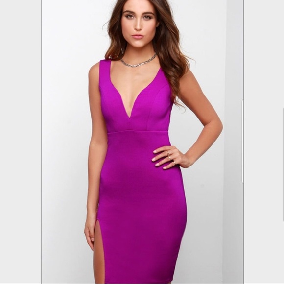 Lulus Dresses & Skirts - 🌟NEW! Lulus dress. MIDI. Cute. Open back plunge